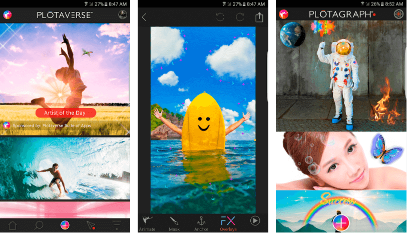 PLOTAGRAPH: Hipster App for Animation