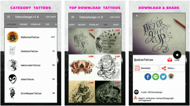 7 Best Tattoo Design Apps for Android & iOS - vervelogic