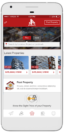 real estate & property mobile app